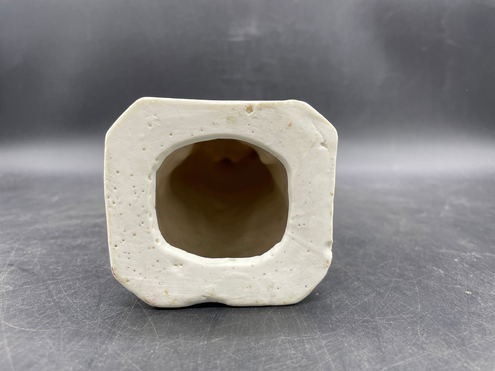 ANTIQUE BRUSSELS PORCELAIN MADONNA & CHILD CROWNS STATUE FIGURINE RELIGIOUS MARKED 269 - 6