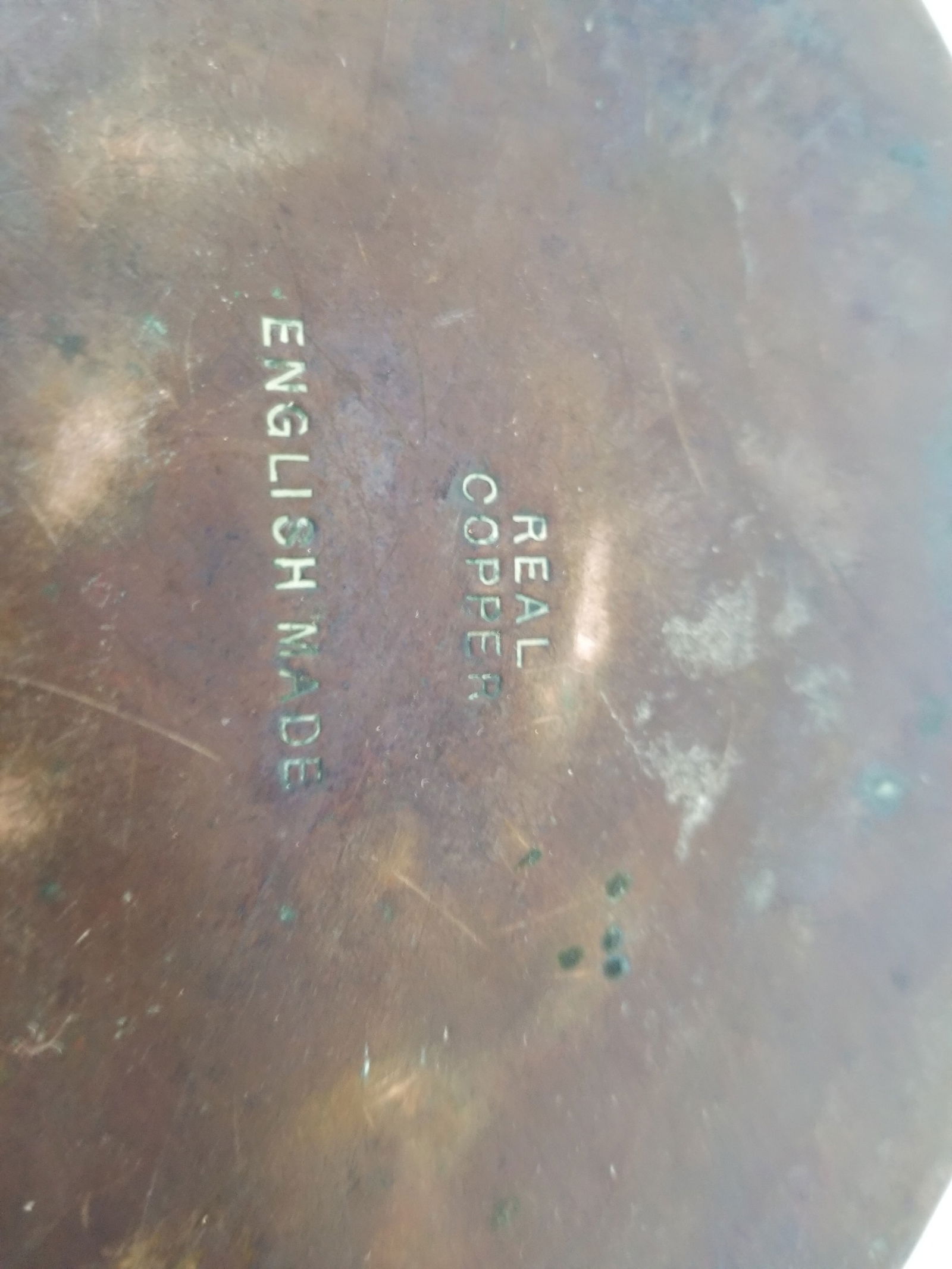 Copper molded cachepot, from England - 2