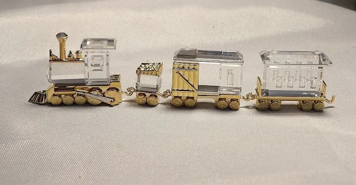 Swarovski 4 Piece Crystal Memories Train - 6