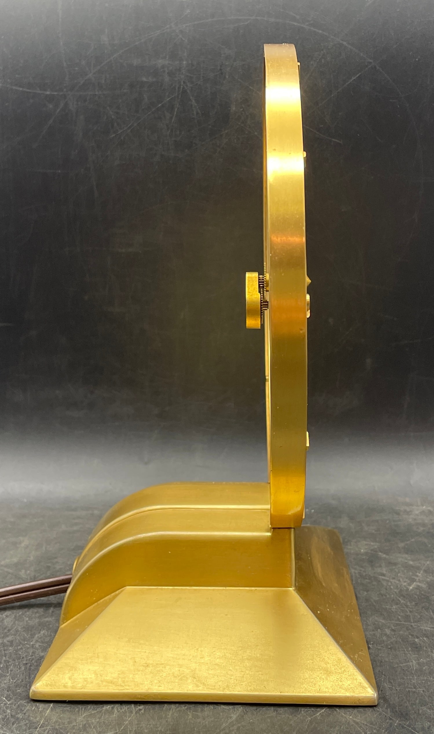 Vintage Mid Century Jefferson Golden Hour Electric Clock, Glows - 7