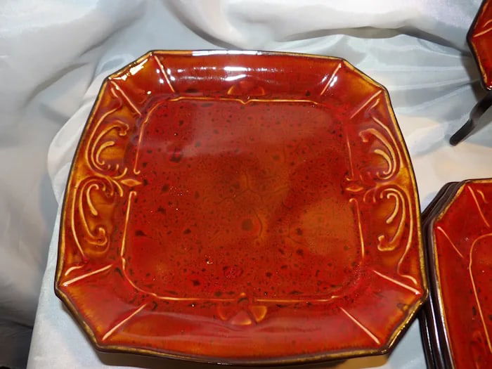 Reba Harmony Victorian Scroll 7 Red Flutes - 5