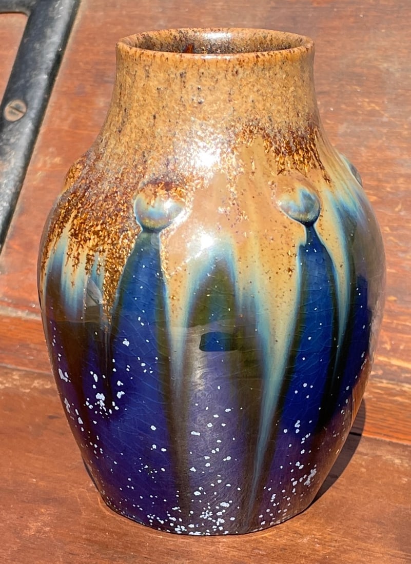Vintage Studio Art Pottery Vase - 4