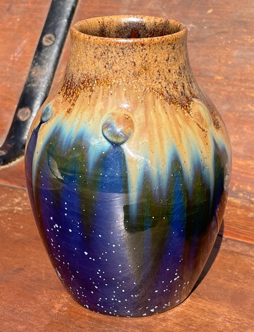 Vintage Studio Art Pottery Vase - 5