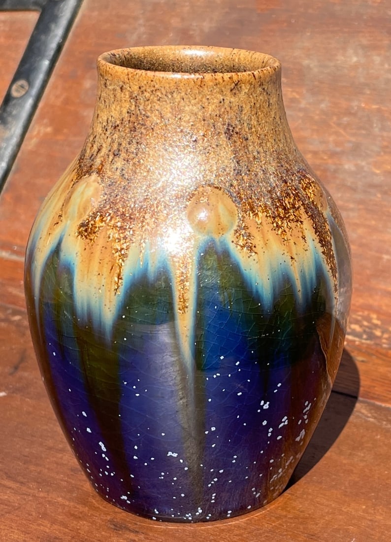 Vintage Studio Art Pottery Vase - 6