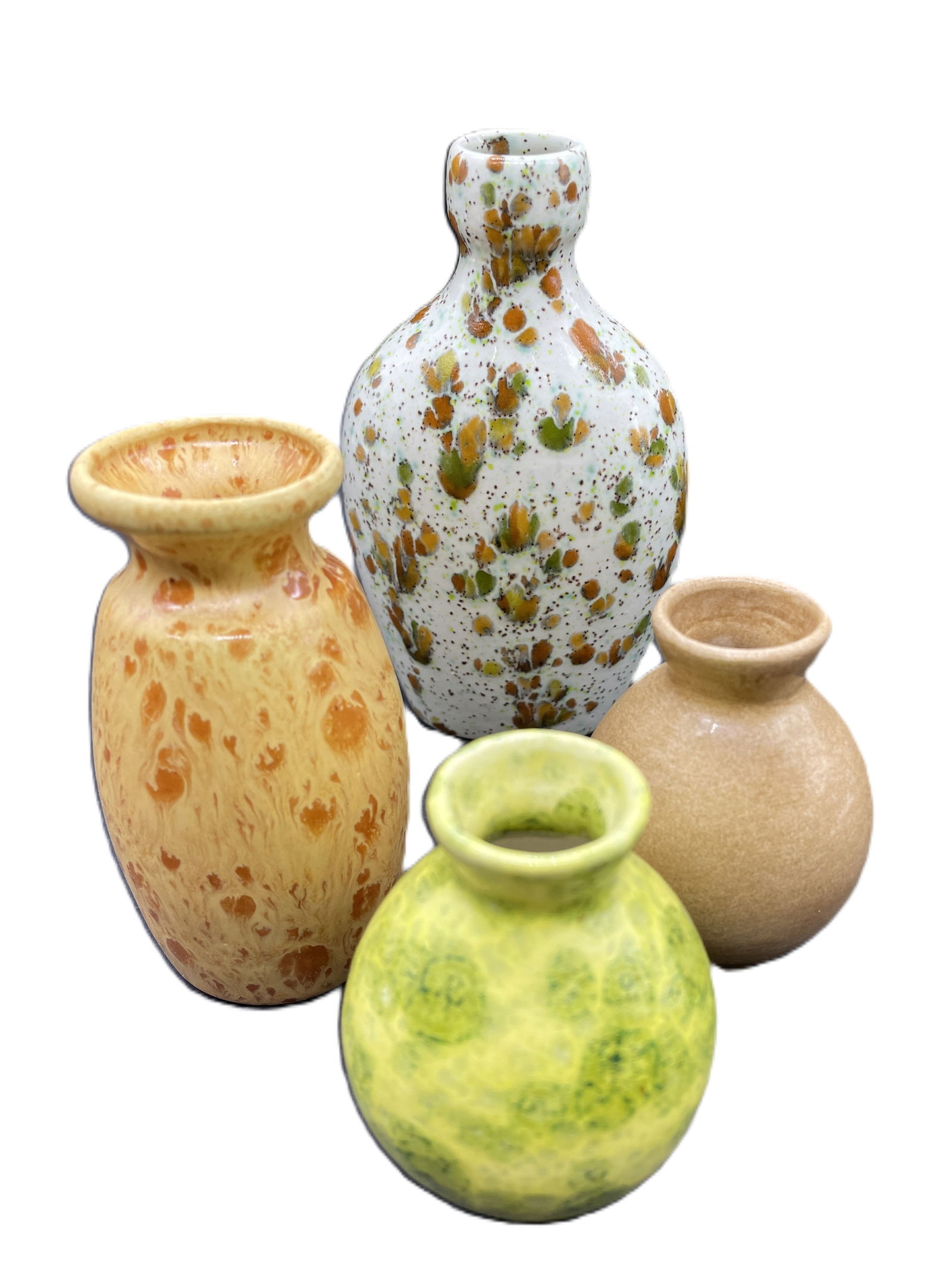 YATES Mid-Century Miniature Art Pottery 4 pcs (1 of 8)