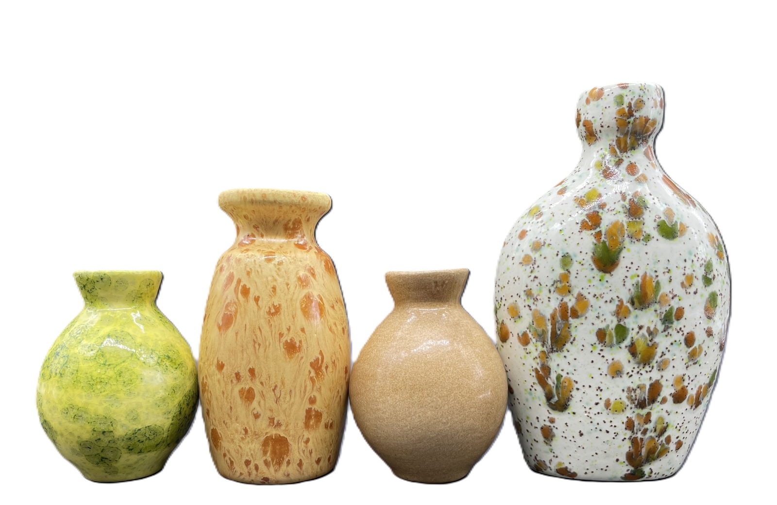 YATES Mid-Century Miniature Art Pottery 4 pcs - 2