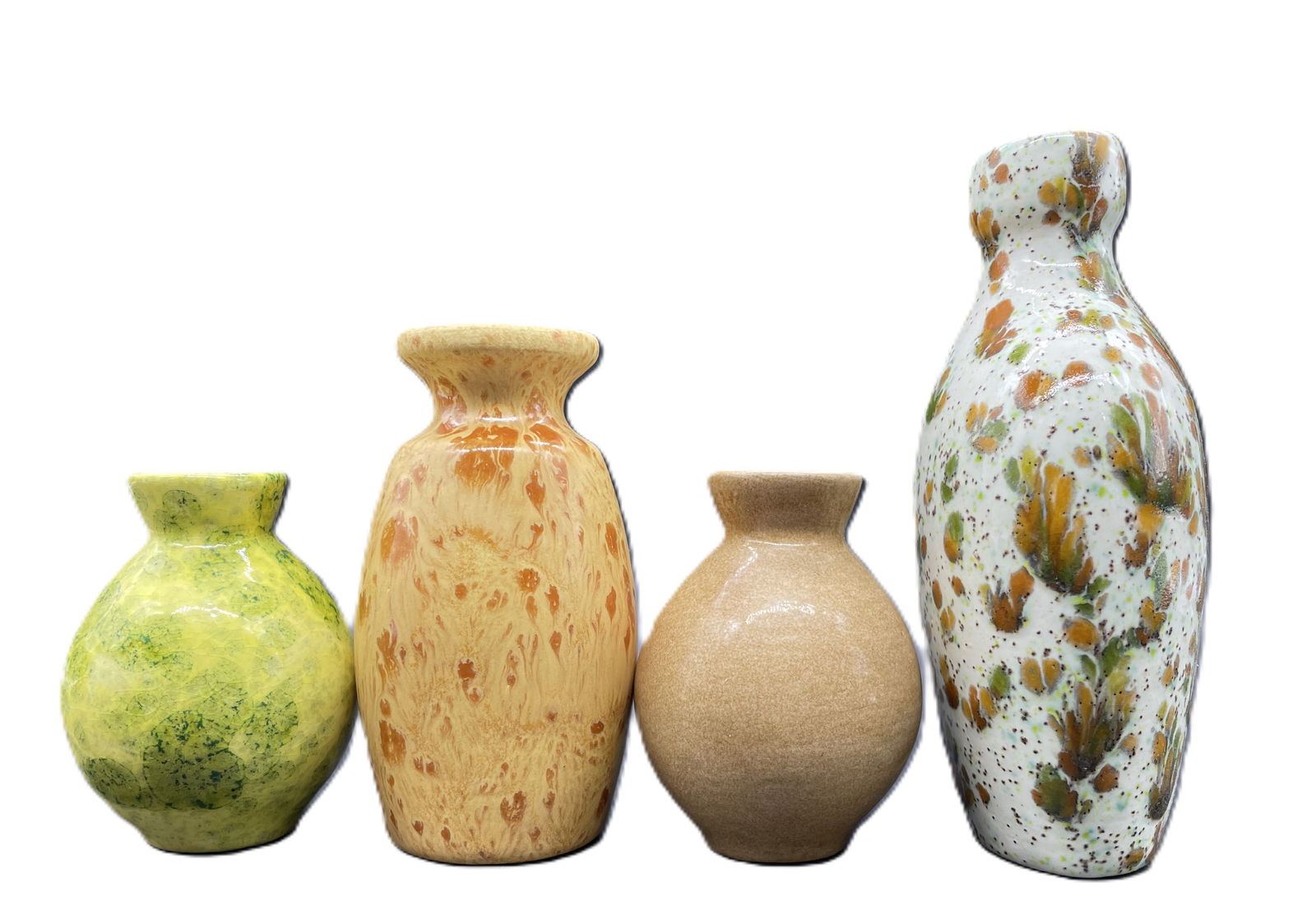 YATES Mid-Century Miniature Art Pottery 4 pcs - 3