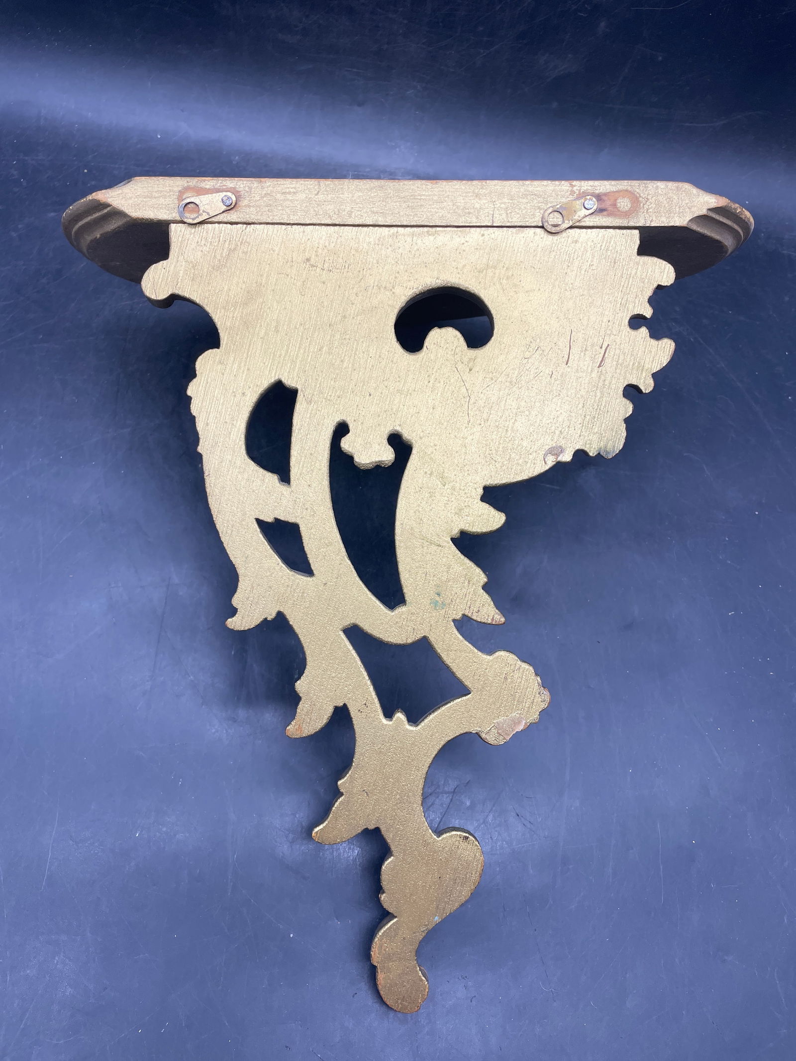 Gilt Italian Rocco Style Acanthus Leaf Wall Shelf Carved FLORENTINE - 4