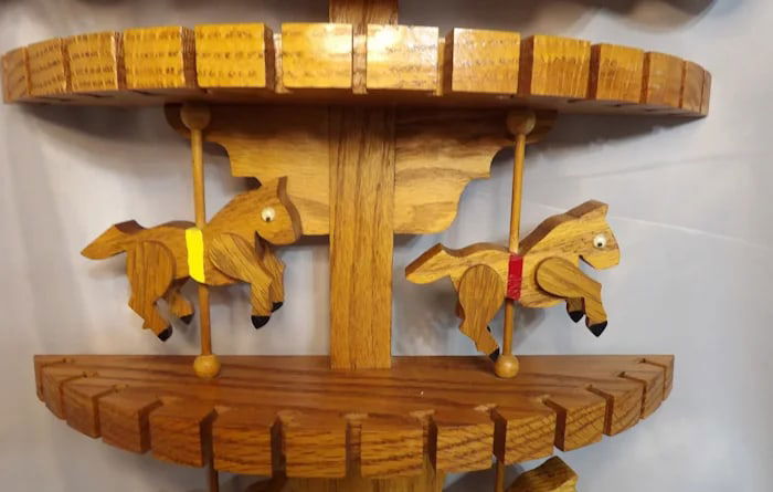 Oak Collector Spoon Fork Utensil Holder - 4