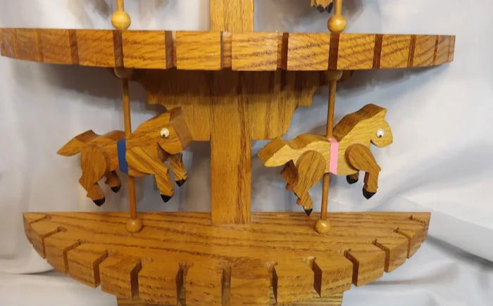 Oak Collector Spoon Fork Utensil Holder - 5