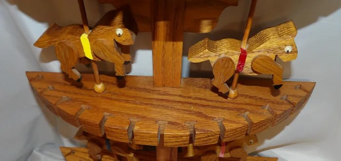 Oak Collector Spoon Fork Utensil Holder - 8