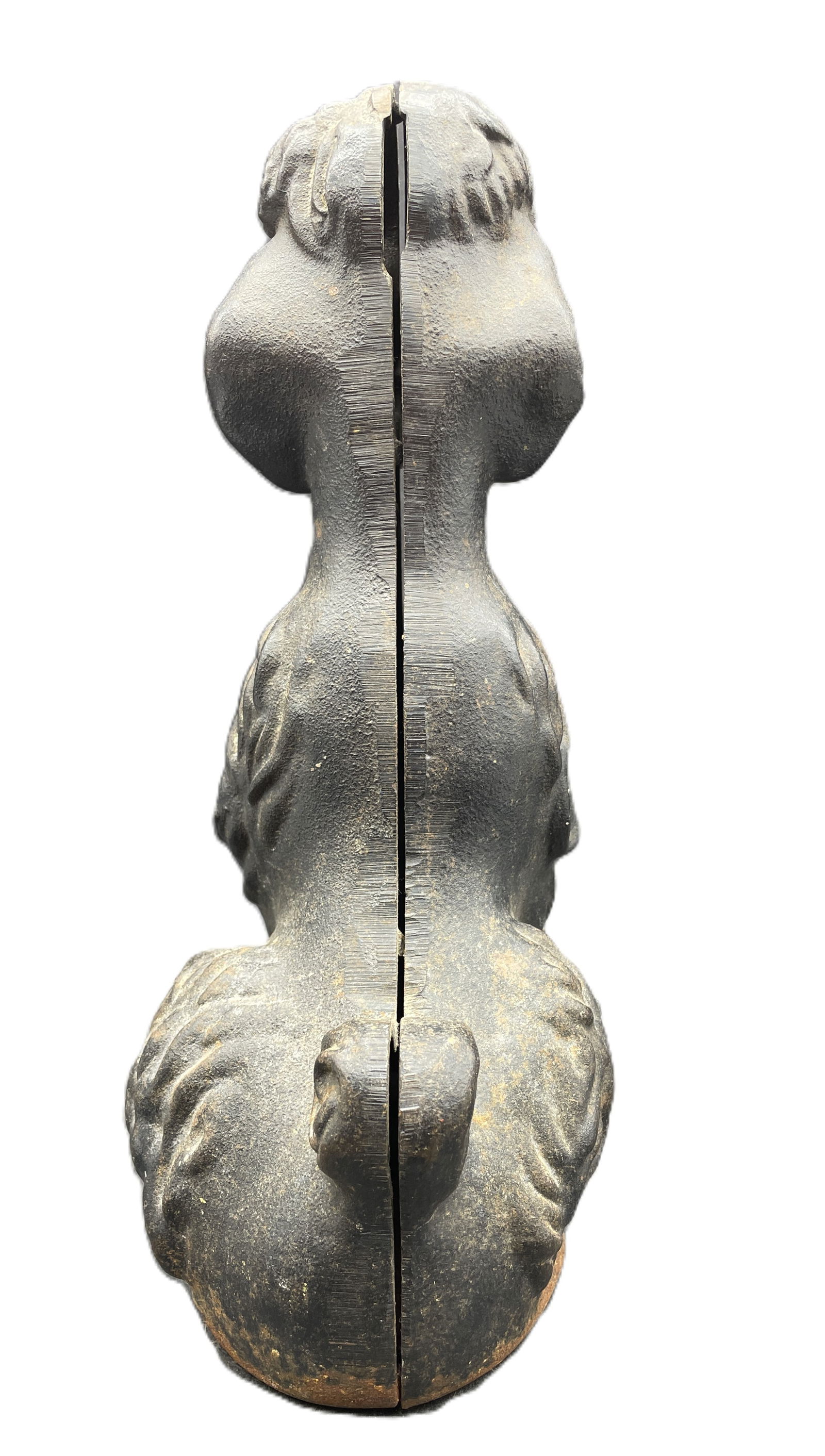 C.1950'S CAST IRON POODLE COIN BANK - 3