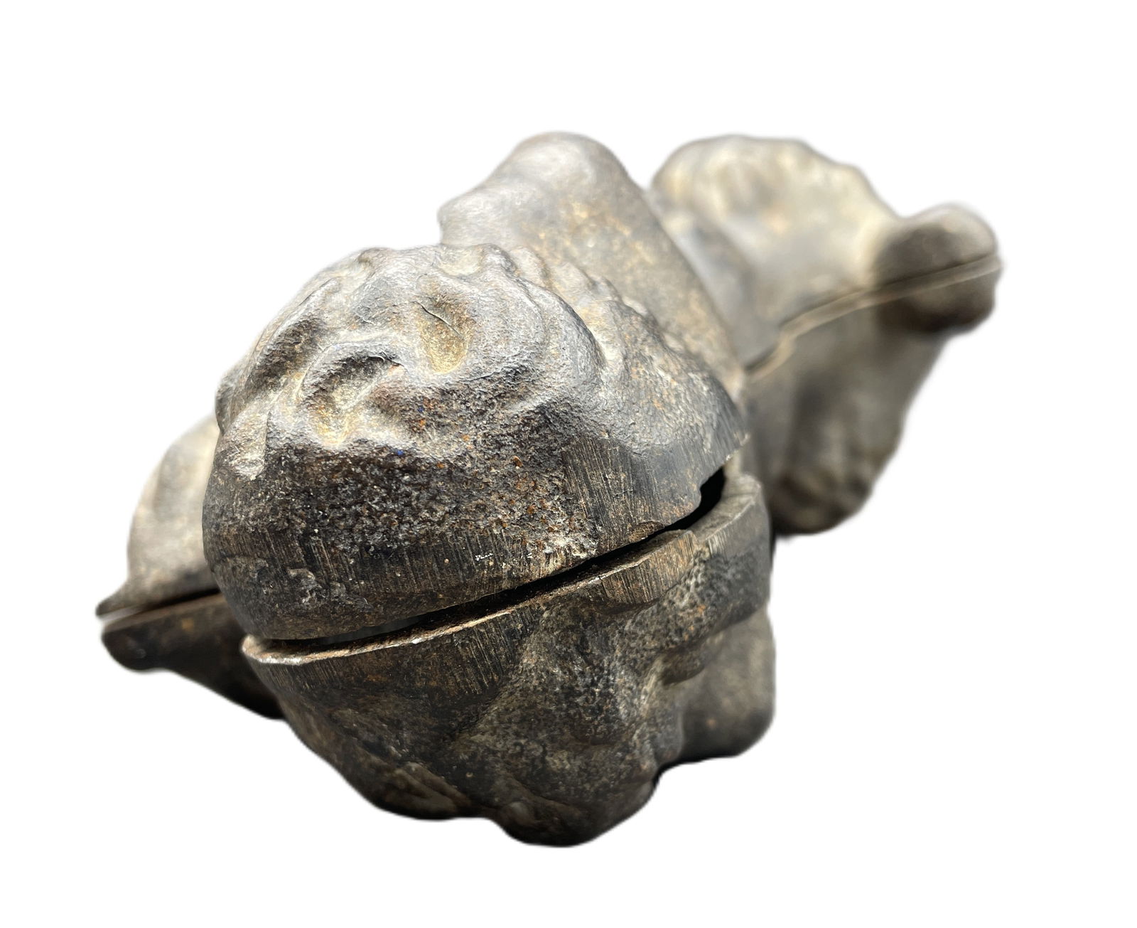 C.1950'S CAST IRON POODLE COIN BANK - 6