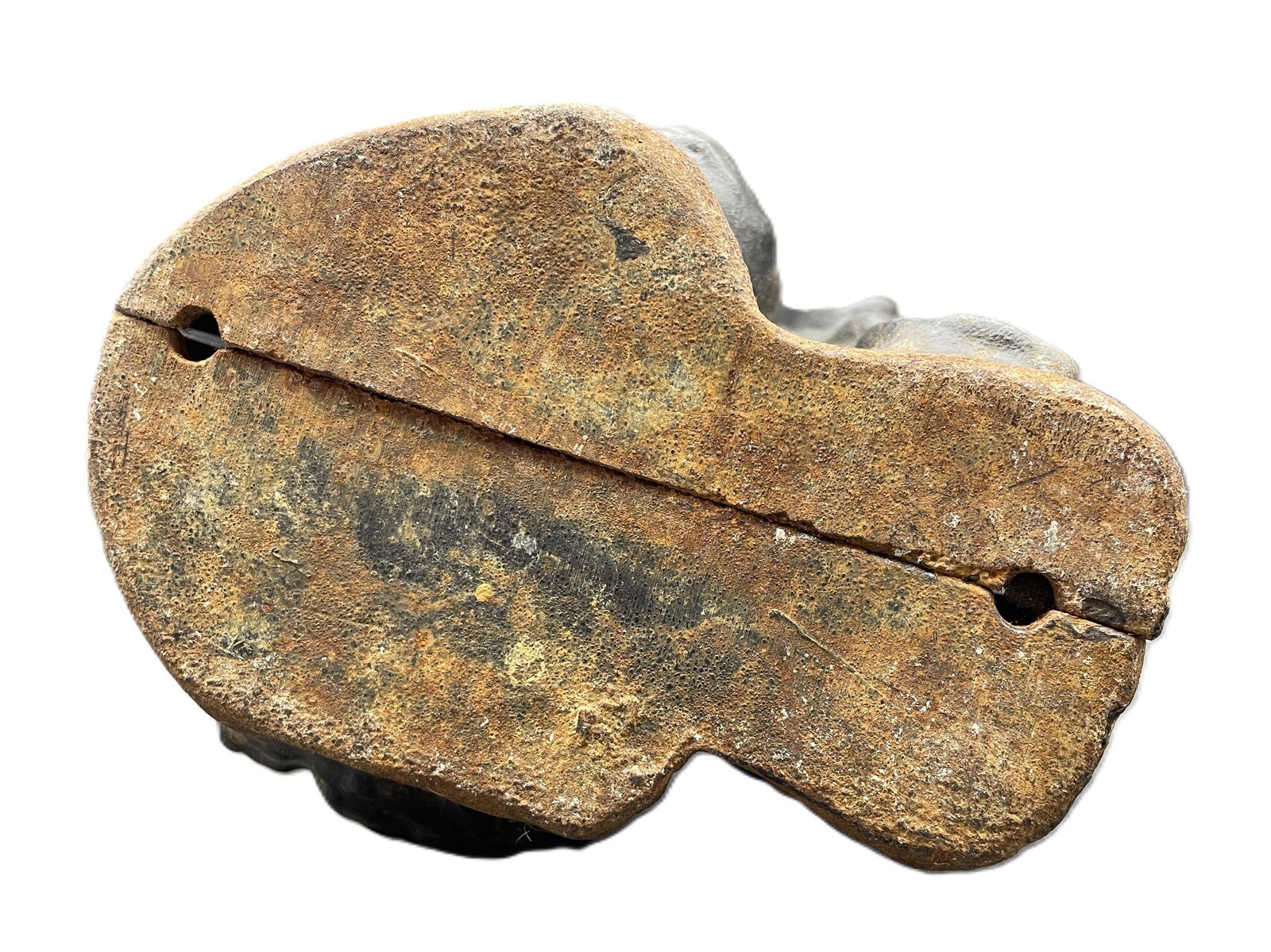 C.1950'S CAST IRON POODLE COIN BANK - 7