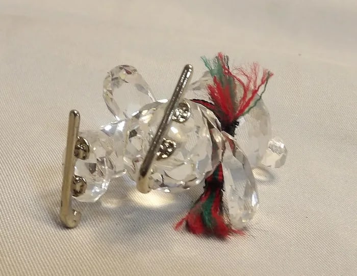 Swarovski Silver Crystal Kris Bear on Skates - 5