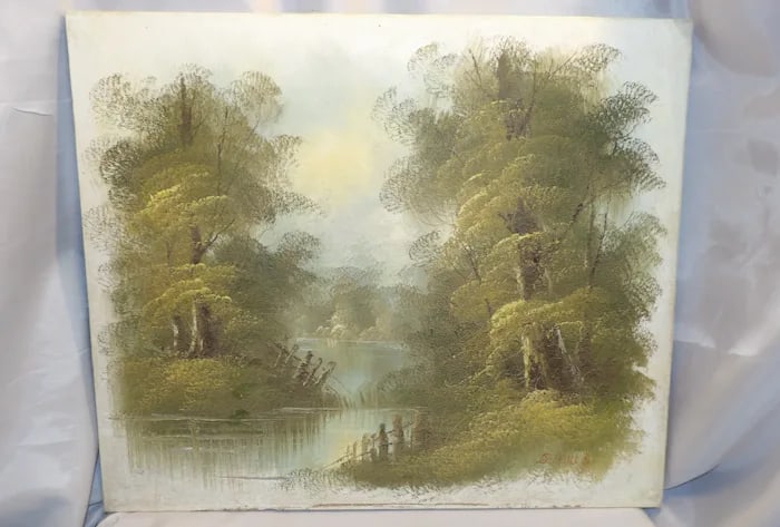 Original Oil Painting S. Hill - 8