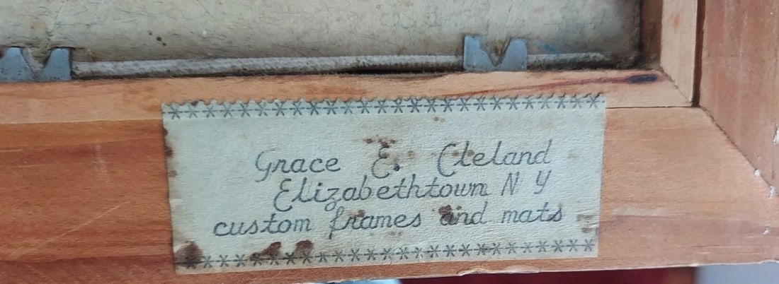 Lake Scene Adirondacks NY Seagull Painting On Board 1960 ESSEX NY Lake Champlain - 4