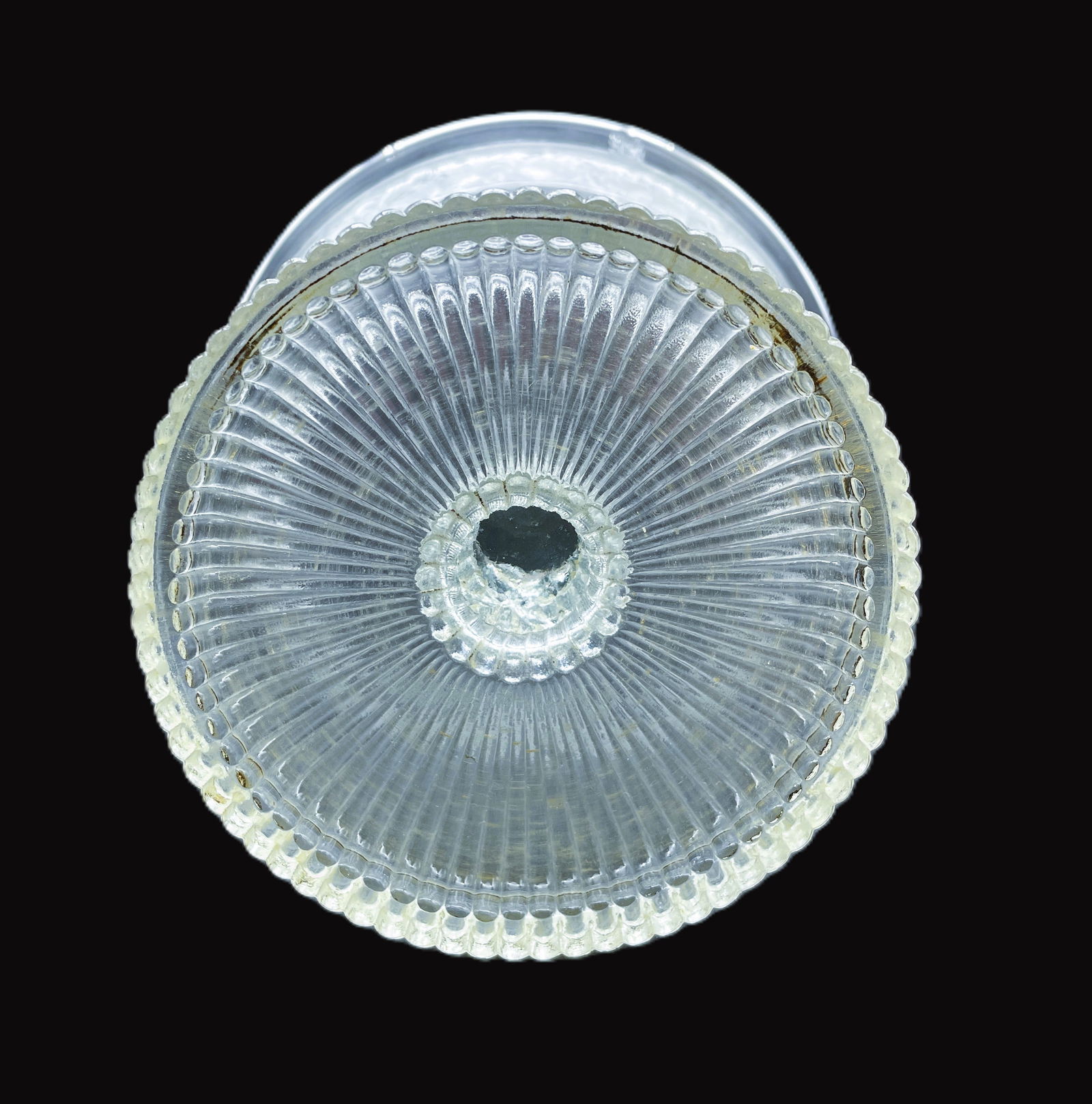 ANTIQUE GLASS COVERED COMPOTE LOVE BIRDS -C. 1870 - 8