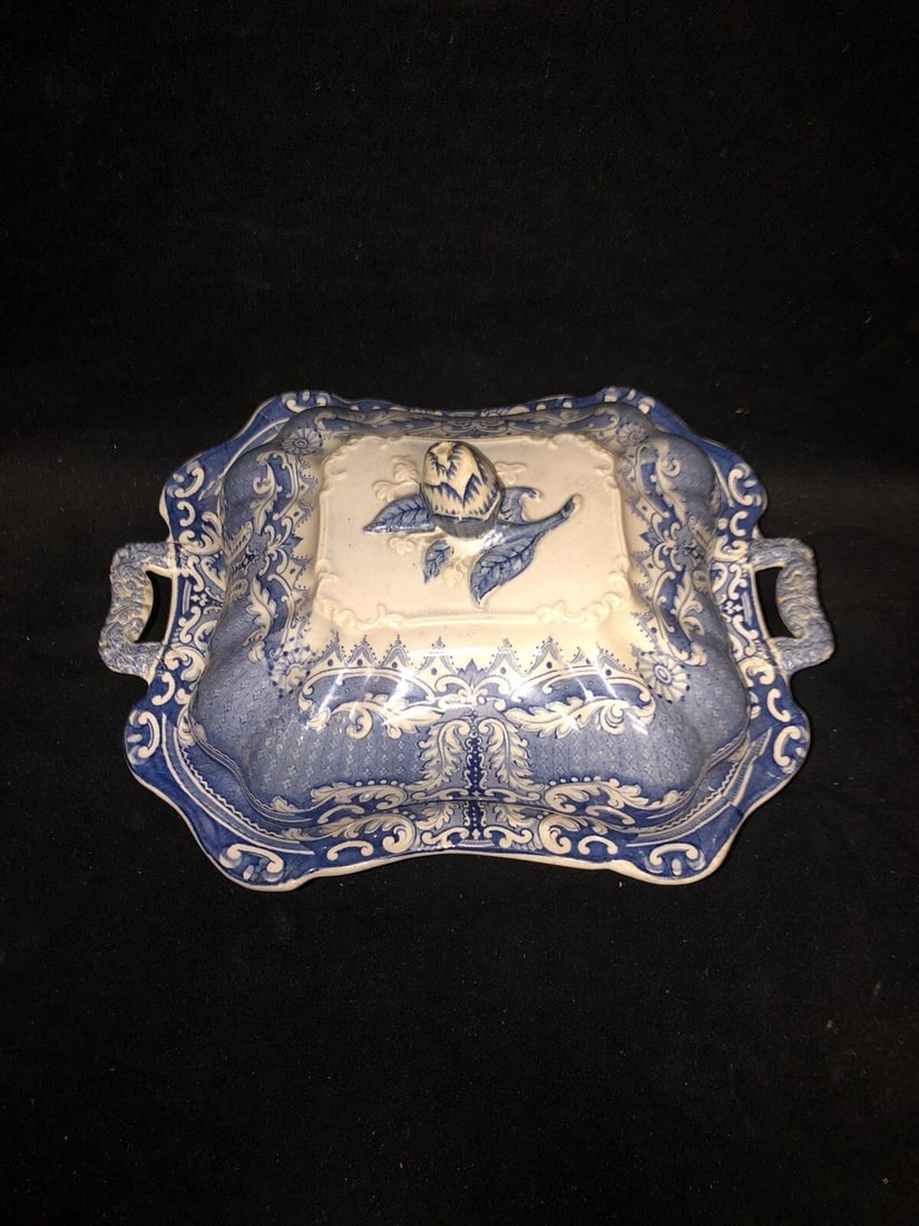 Staffordshire Covered Vegetable - 2