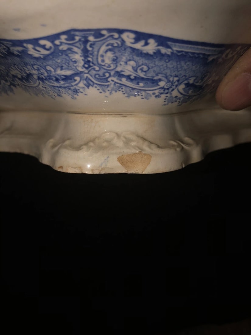 Staffordshire Covered Vegetable - 9