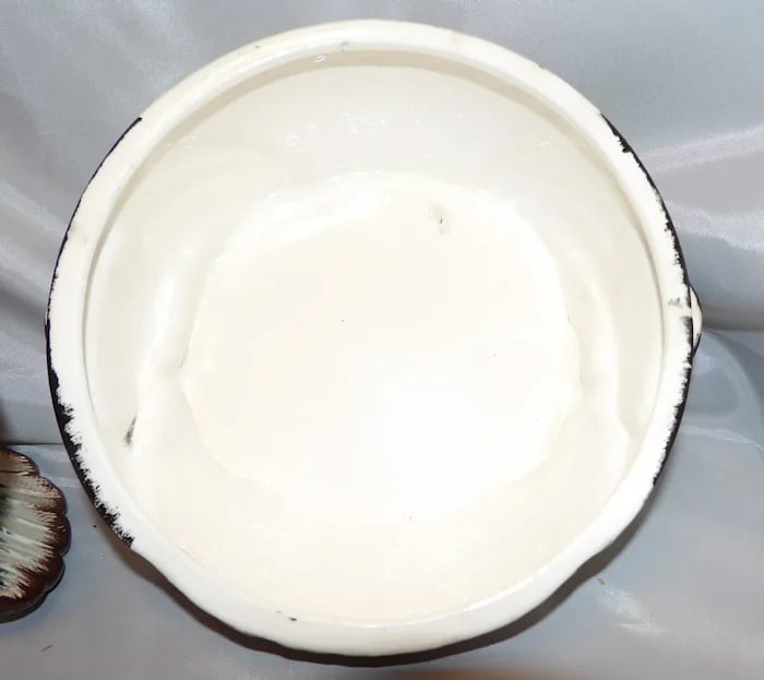 Vintage LARGE Lidded Ceramic Jar - 5