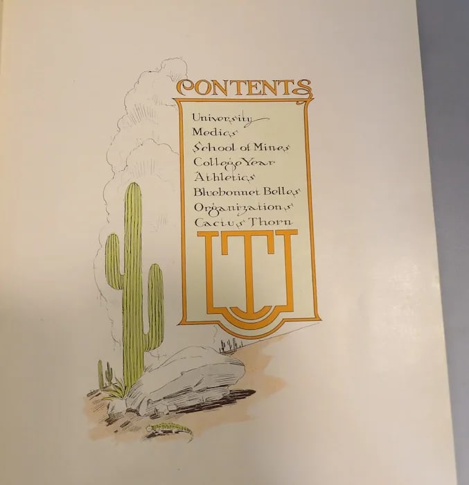 1921 Cactus University of Texas Annual - 8