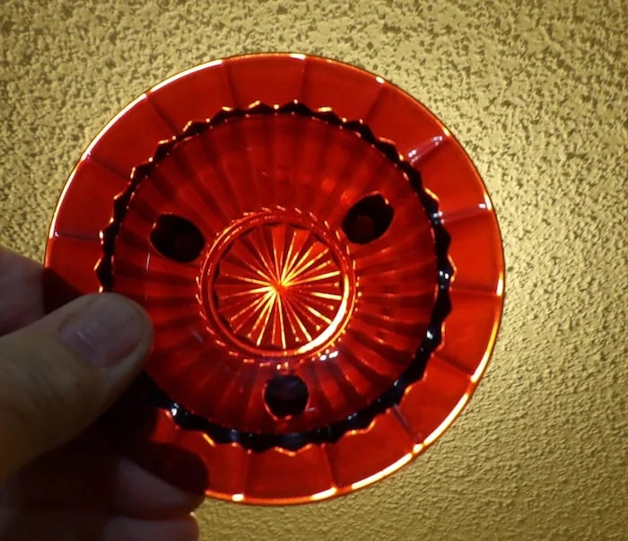 Anchor Hocking Royal Ruby Leaf Shaped Dish - 5