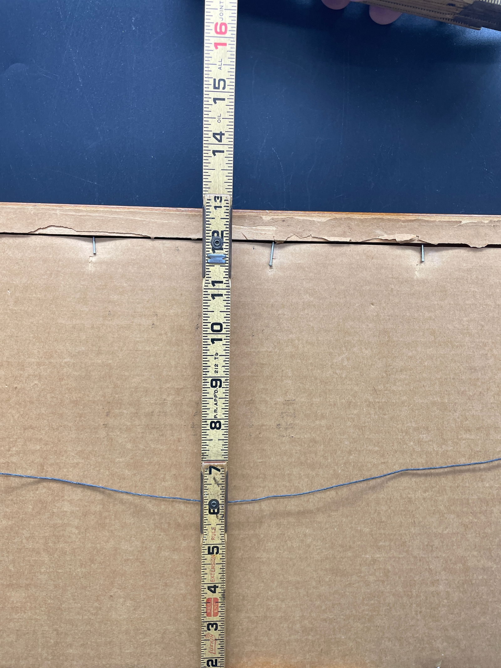 PA FOLK ART Winter Landscape w House PAINTING C. REINHOLD Oil Painting Framed - 6