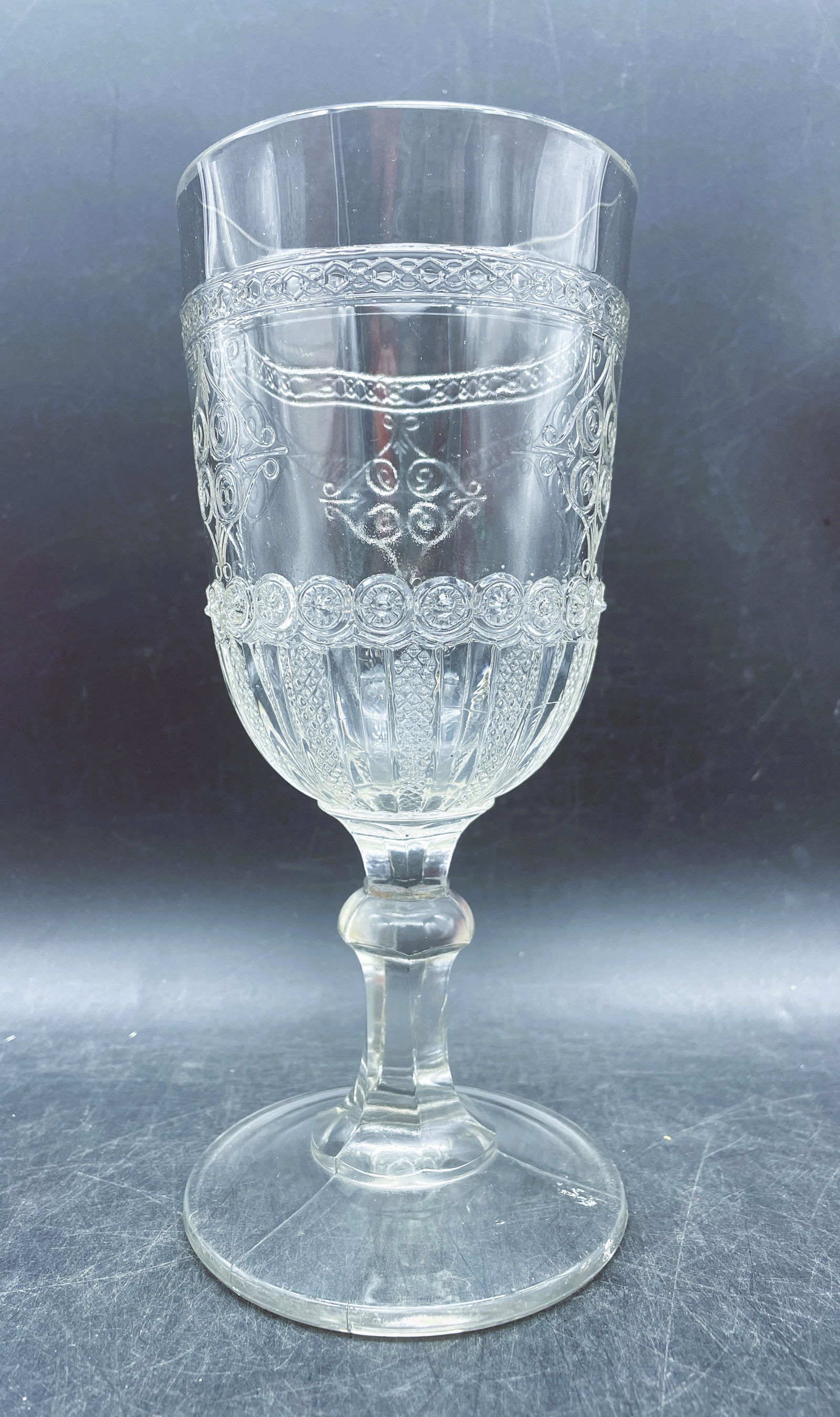 Antique NOVA SCOTIA GLASS CO TANDEM CELERY VASE C. 1890's - 3