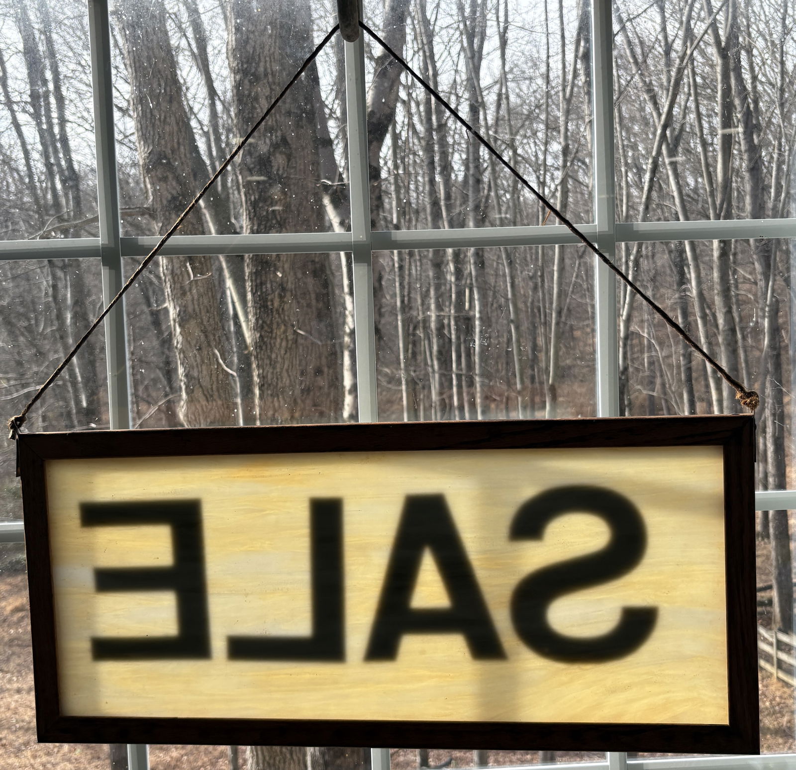 Vintage Slag Glass Window SALE 25" long - 3