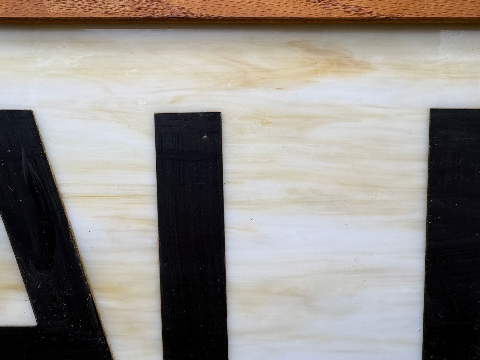 Vintage Slag Glass Window SALE 25" long - 4