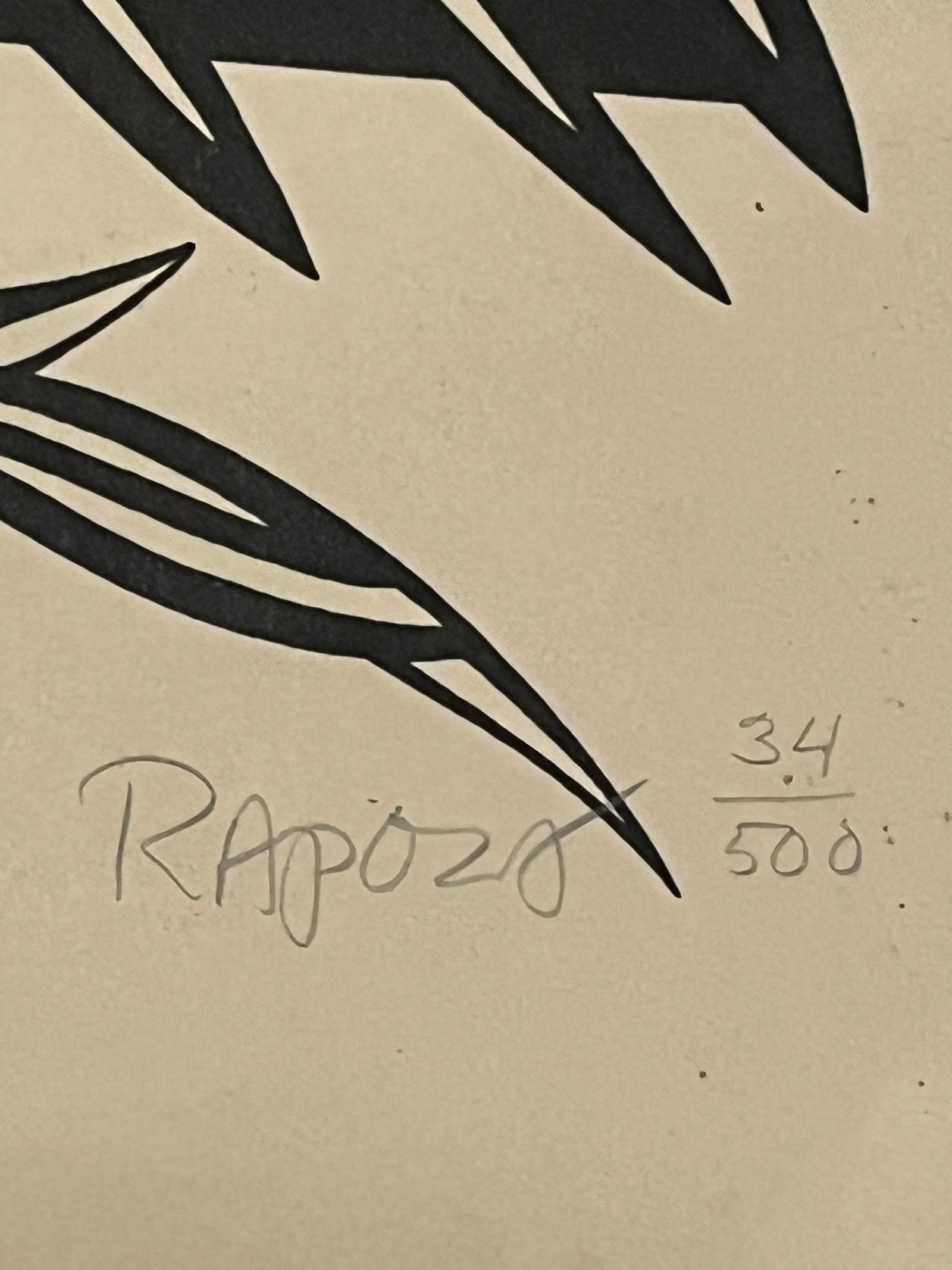 Hand Signed / Dated Rapoza Mardi Gras Poster 1981 - 3