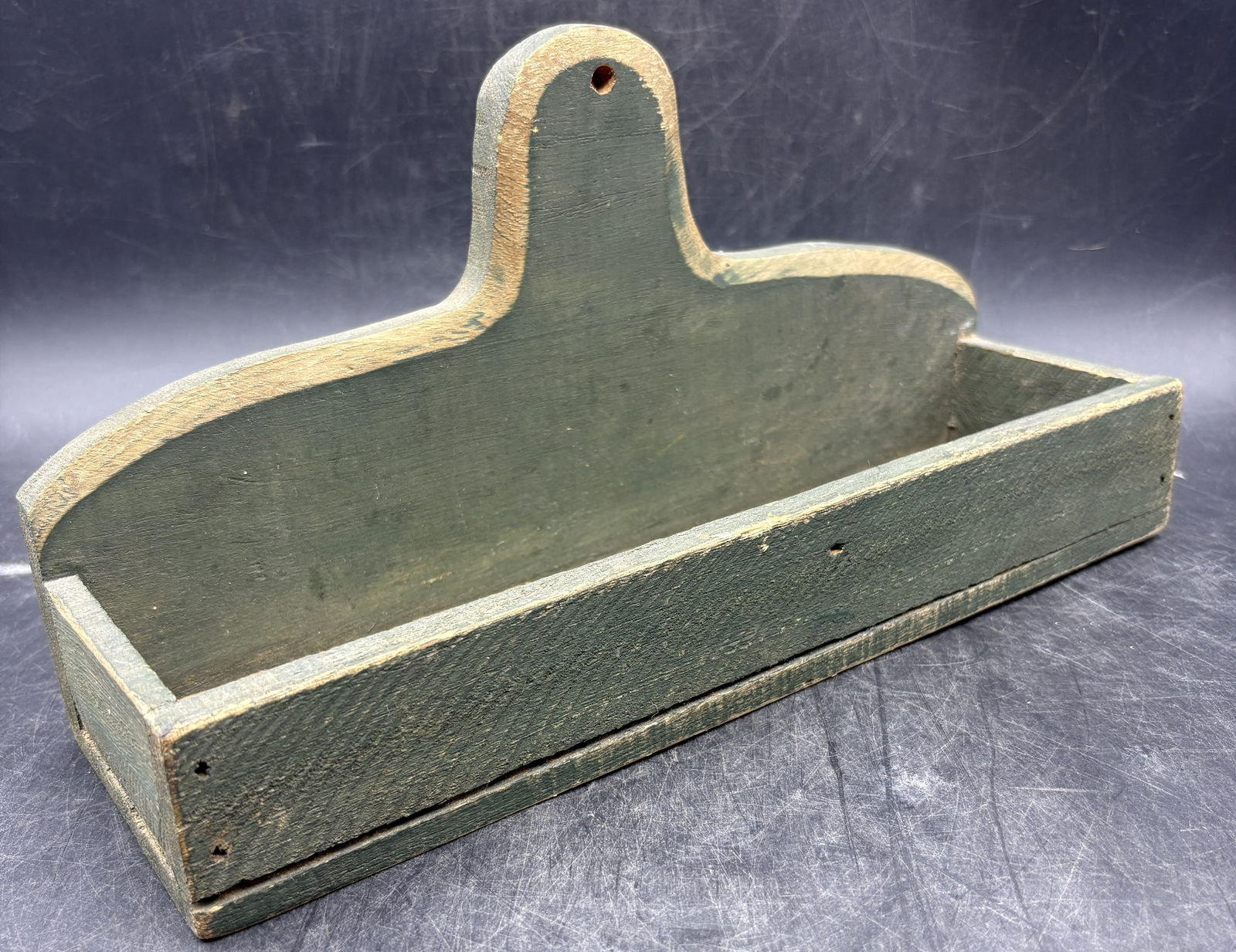Green Wooden Candle Box Handmade - 7