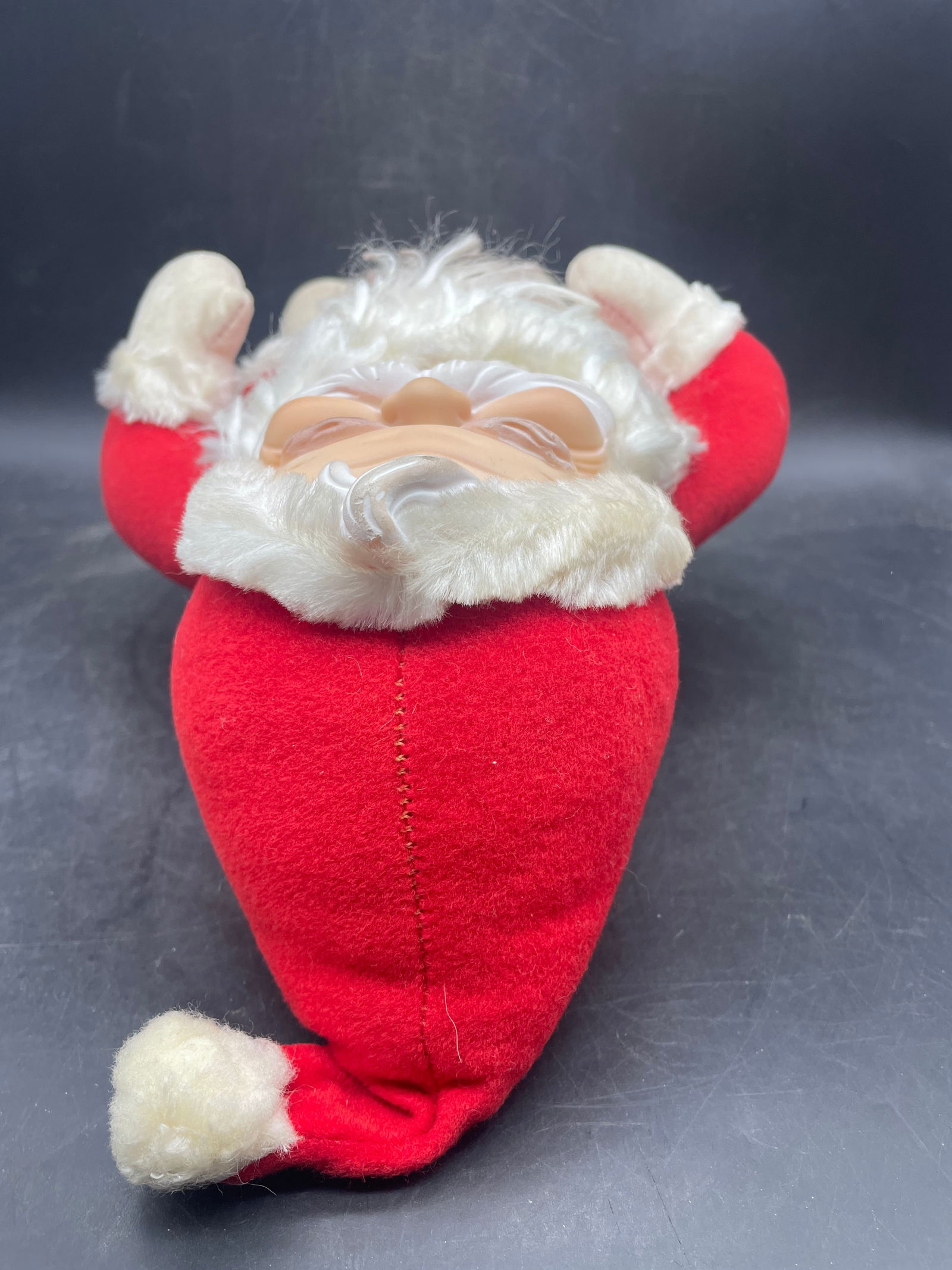 1950's Rushton Co. Plush Rubber Faced Santa Claus - 5