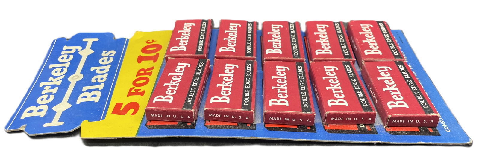 Store Display Berkeley Razor Blades Consolidated Razor Blade Jersey City - 4