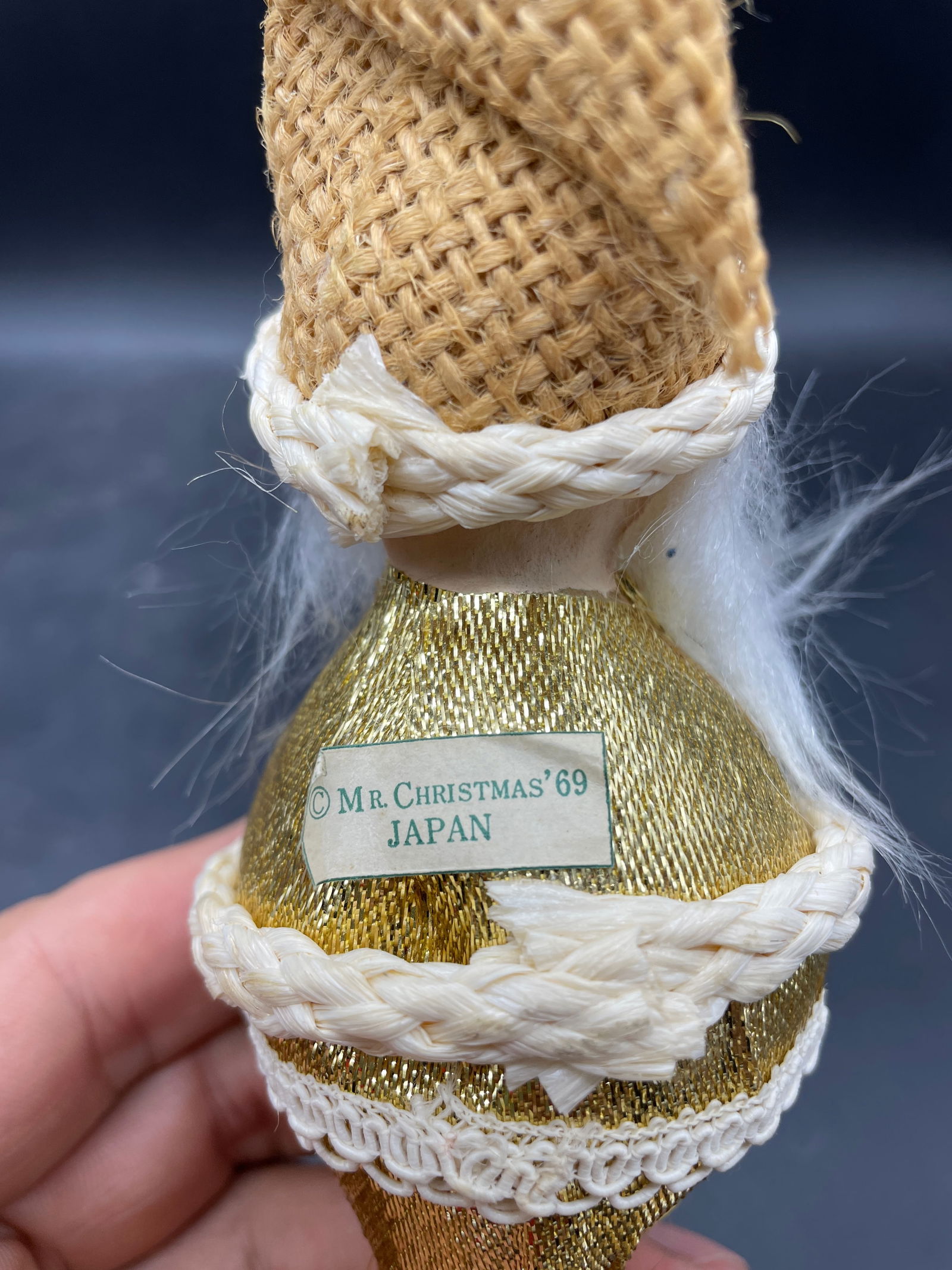 1969 Mr. Christmas Gold Santa Christmas Ornament - 2