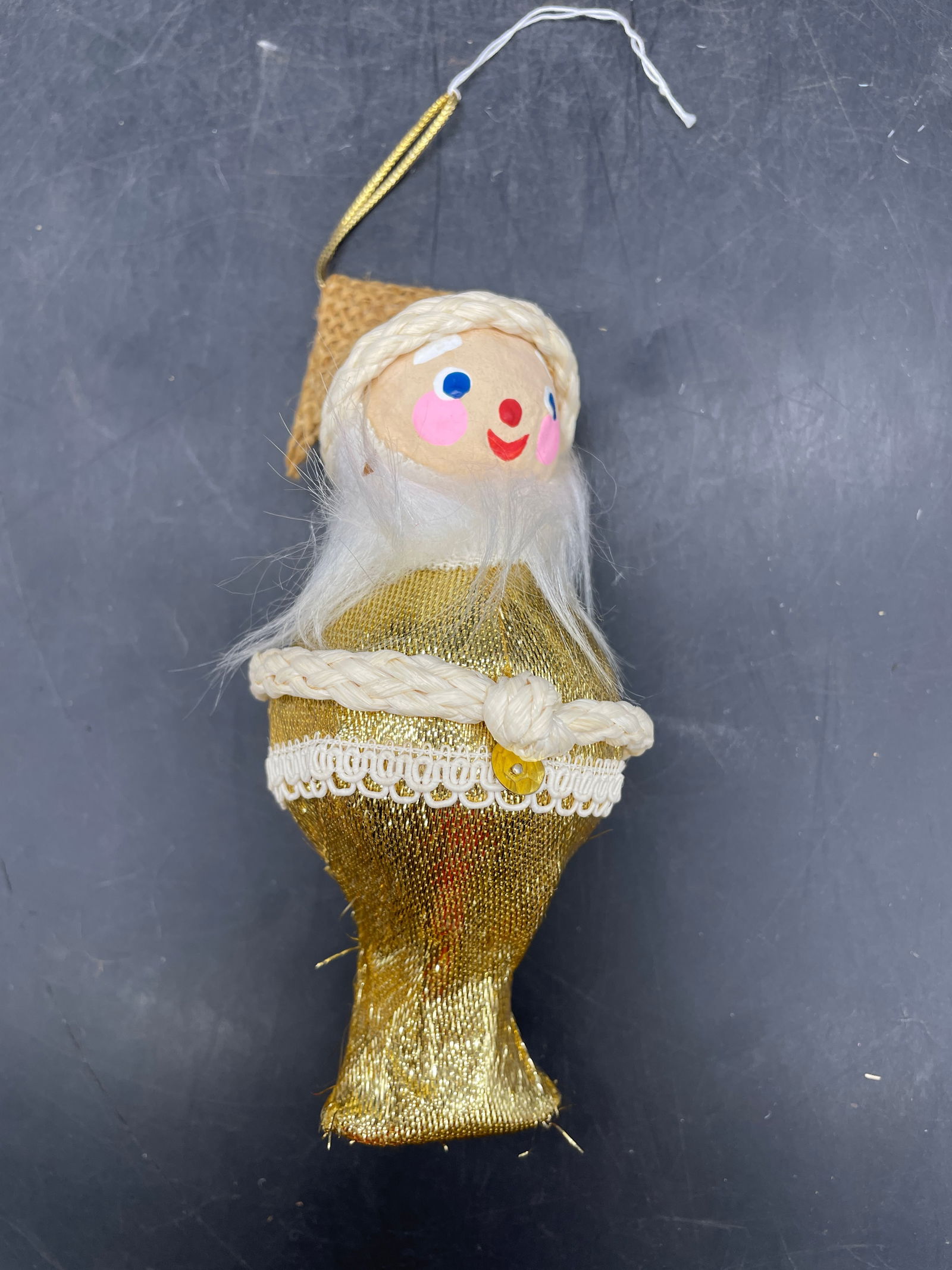 1969 Mr. Christmas Gold Santa Christmas Ornament - 8