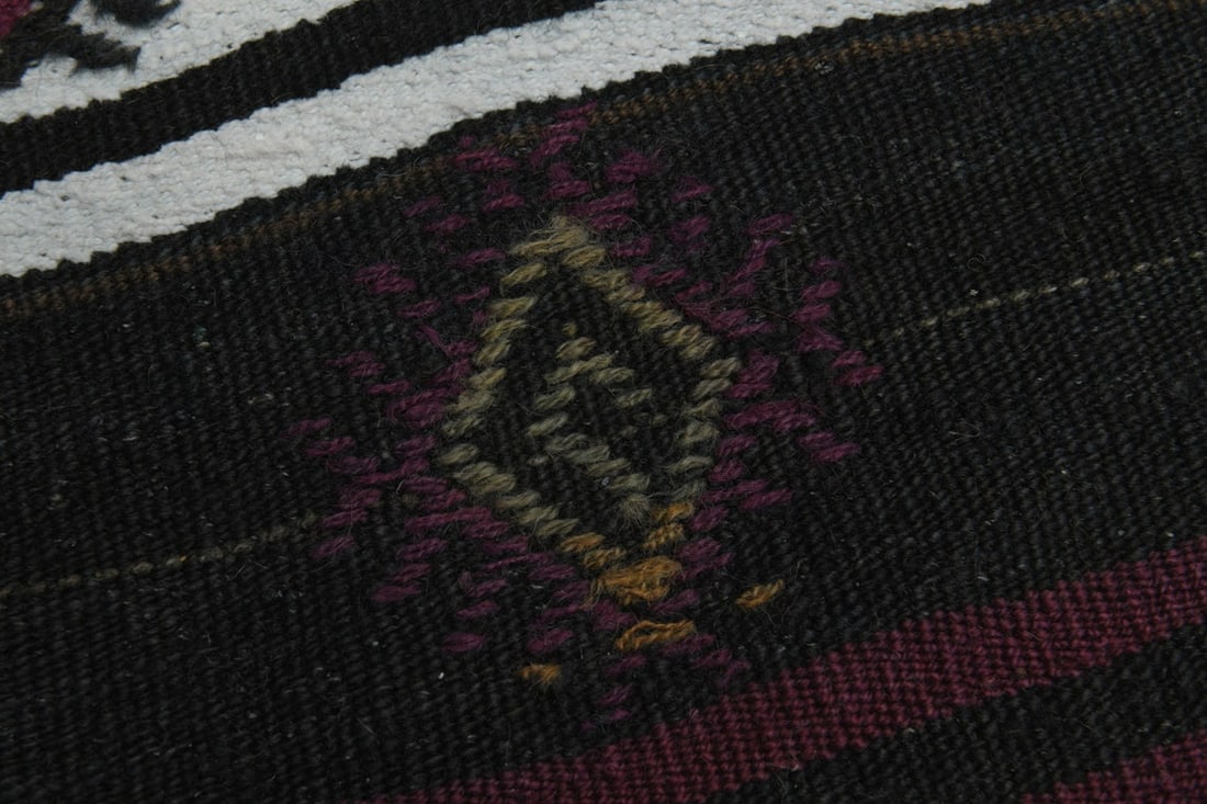 3.2x9.2 ft, STRIPED KILIM RUNNER - 9