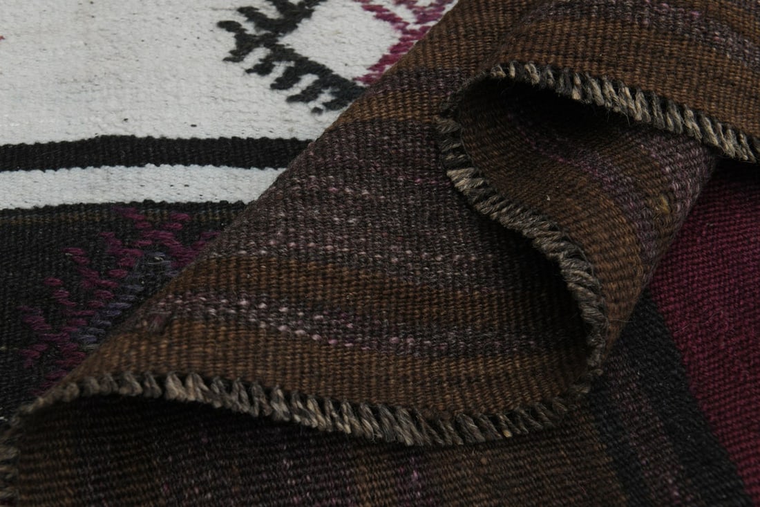 3.2x9.2 ft, STRIPED KILIM RUNNER - 4