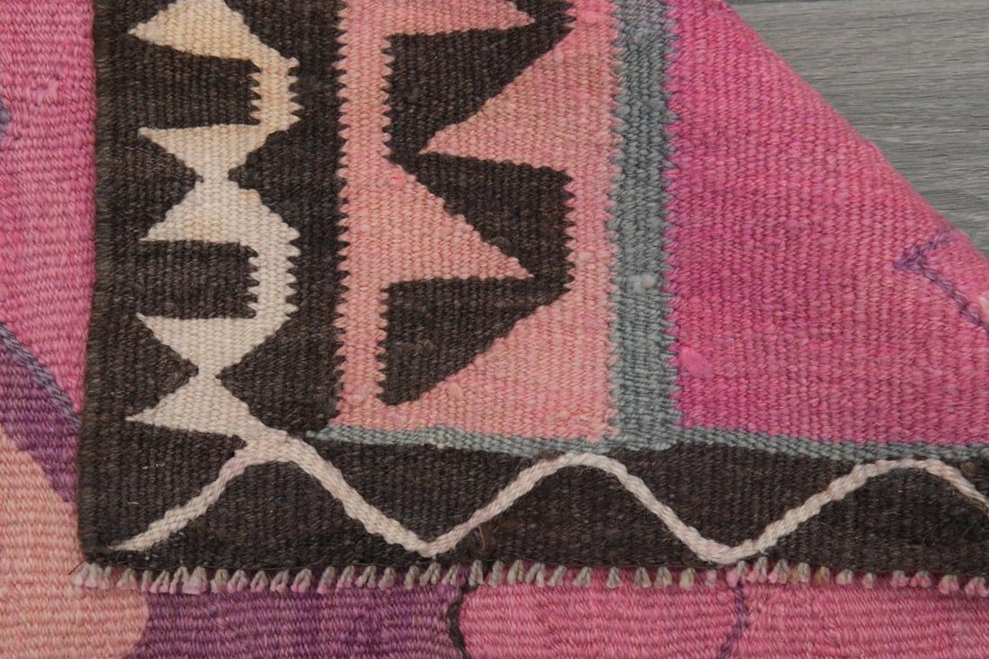 3.2x9.9 ft, TURKISH KILIM Runner - 9