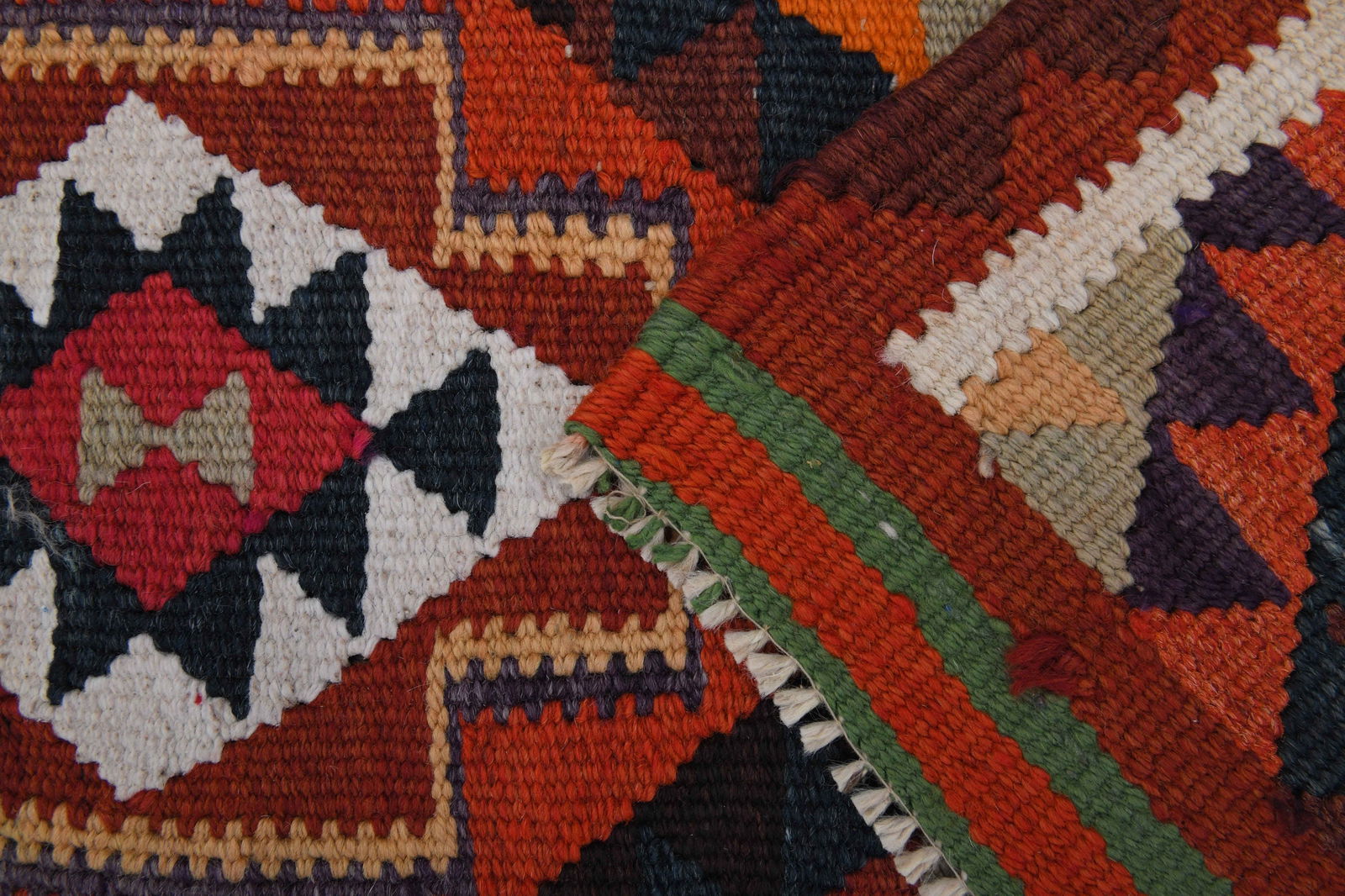 2.7x10.3 ft, TURKISH KILIM Runner - 17