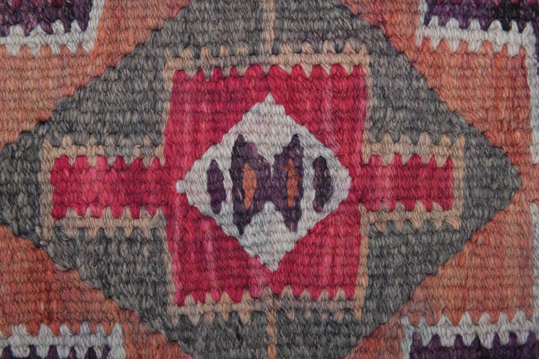 2.7x10 ft, TURKISH KILIM Runner - 8