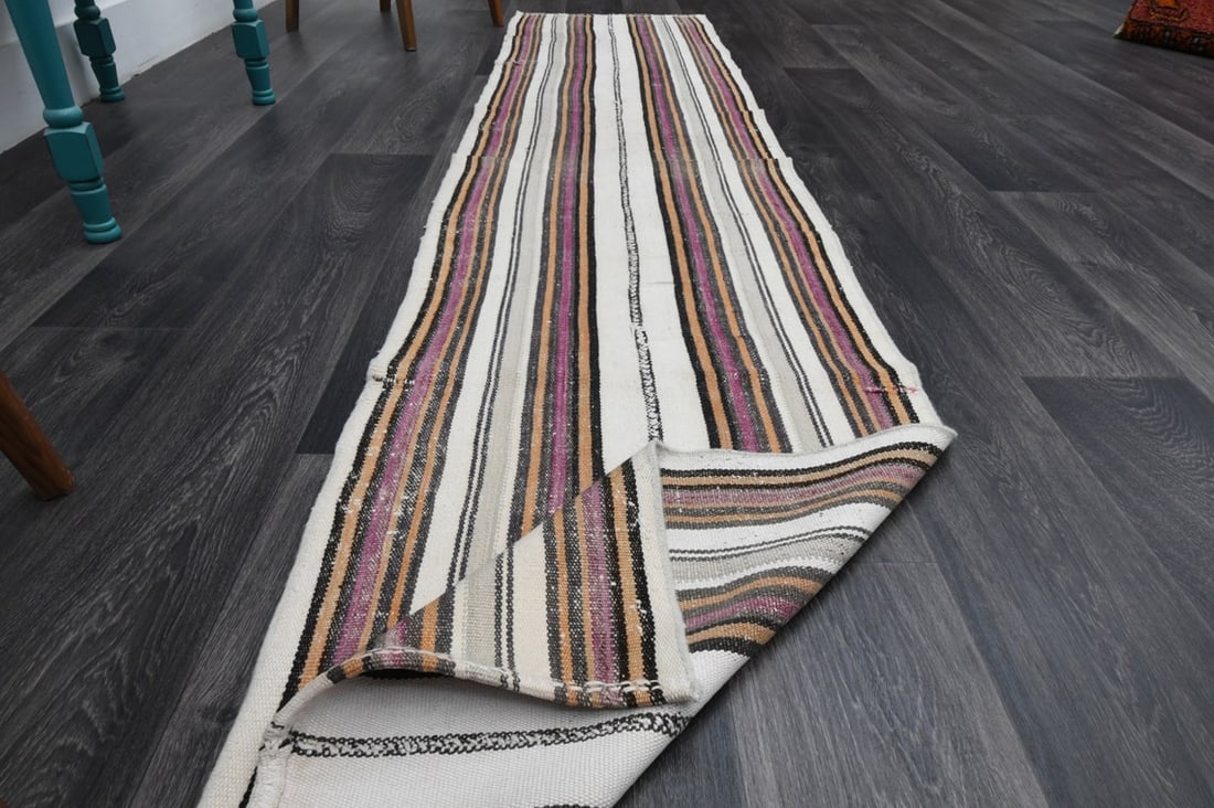 2.1x9.6 ft, TURKISH Runner, VINTAGE - 9