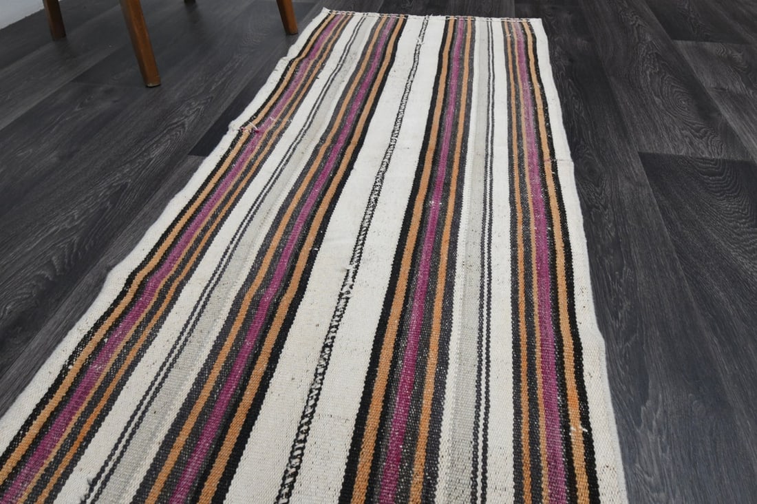 2.1x9.6 ft, TURKISH Runner, VINTAGE - 4