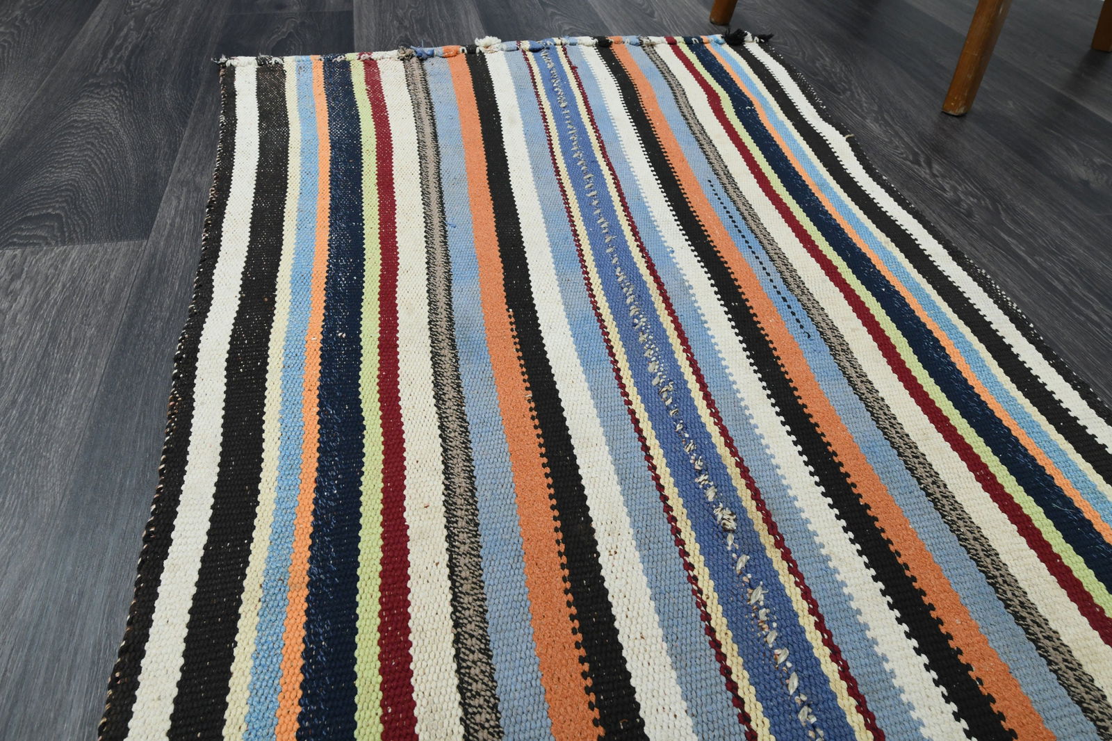 2.6x7.6 ft, TURKISH KILIM Runner - 12
