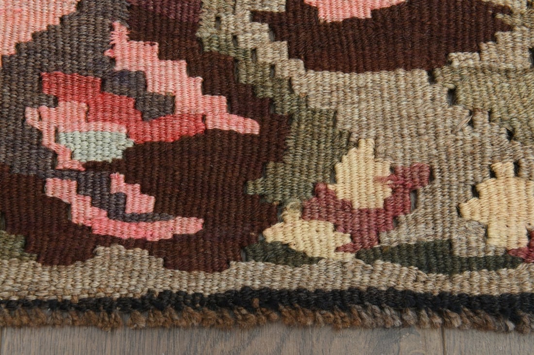 6'6x11'8 ft, PINK ROSES MOTIFS - 5