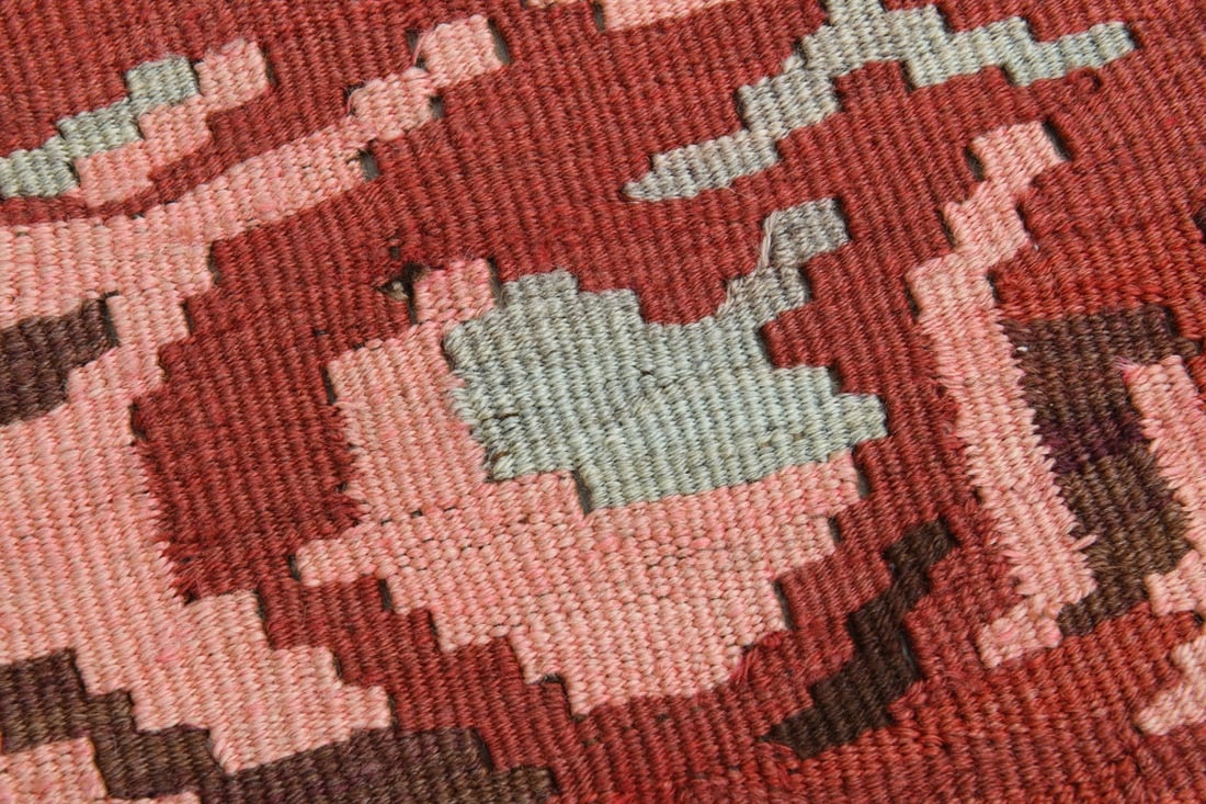 6'6x11'8 ft, PINK ROSES MOTIFS - 7