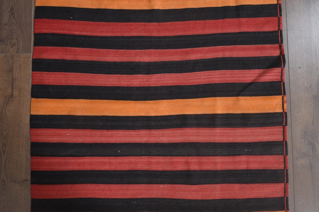 3.1x10.8 ft, STRIPED KILIM RUNNER - 7