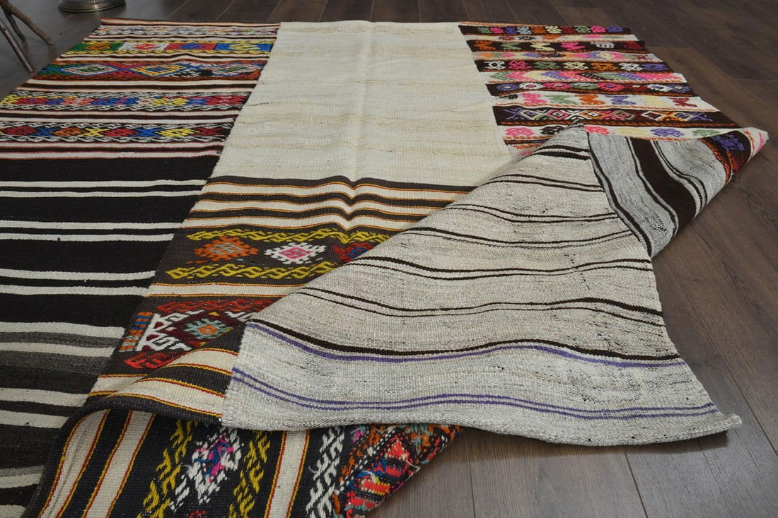 6.5x7.5 ft, ANTIQUE KILIM RUG - 3