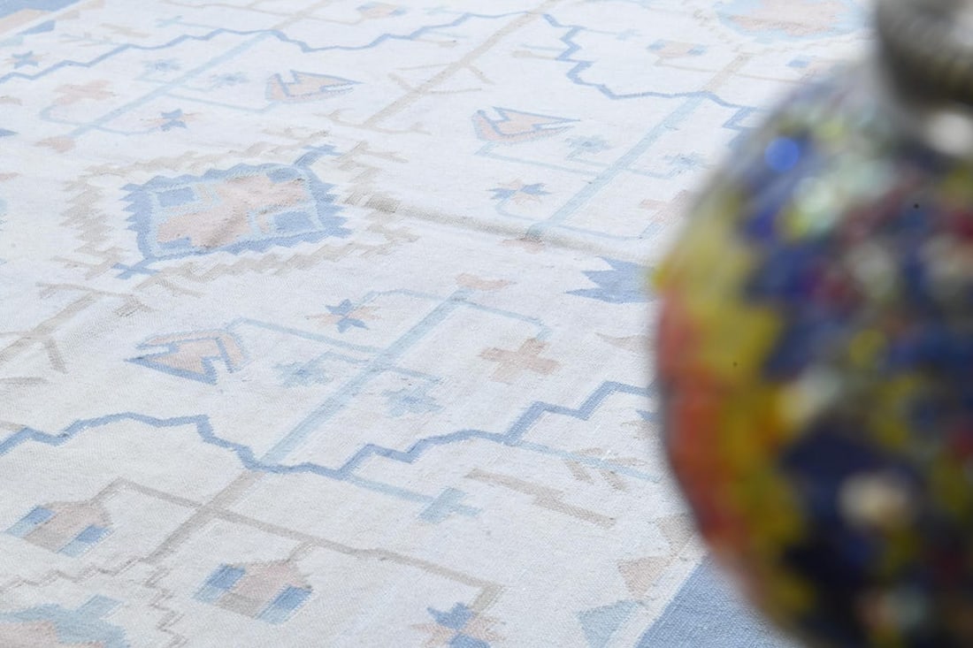 8x11 ft, FLATWEAVE KILIM RUG - 7